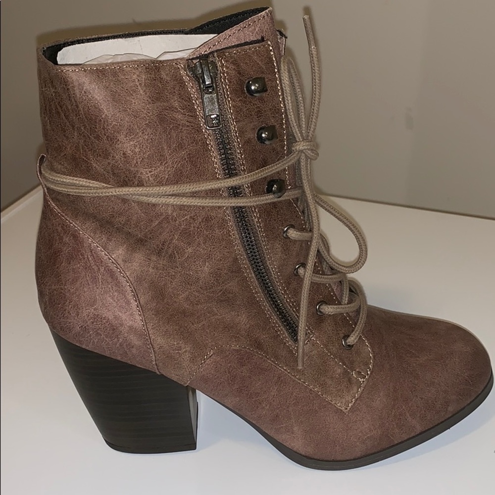Brown/Tan Dolce by Mojo Moxy Booties